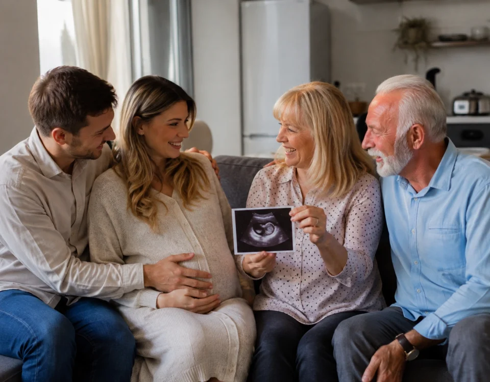 annoncer sa grossesse aux grands parents